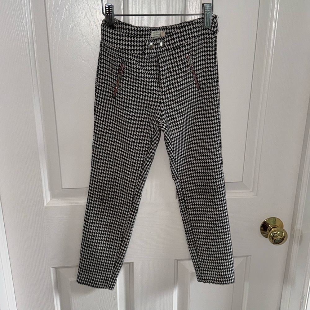 Zara houndstooth pant